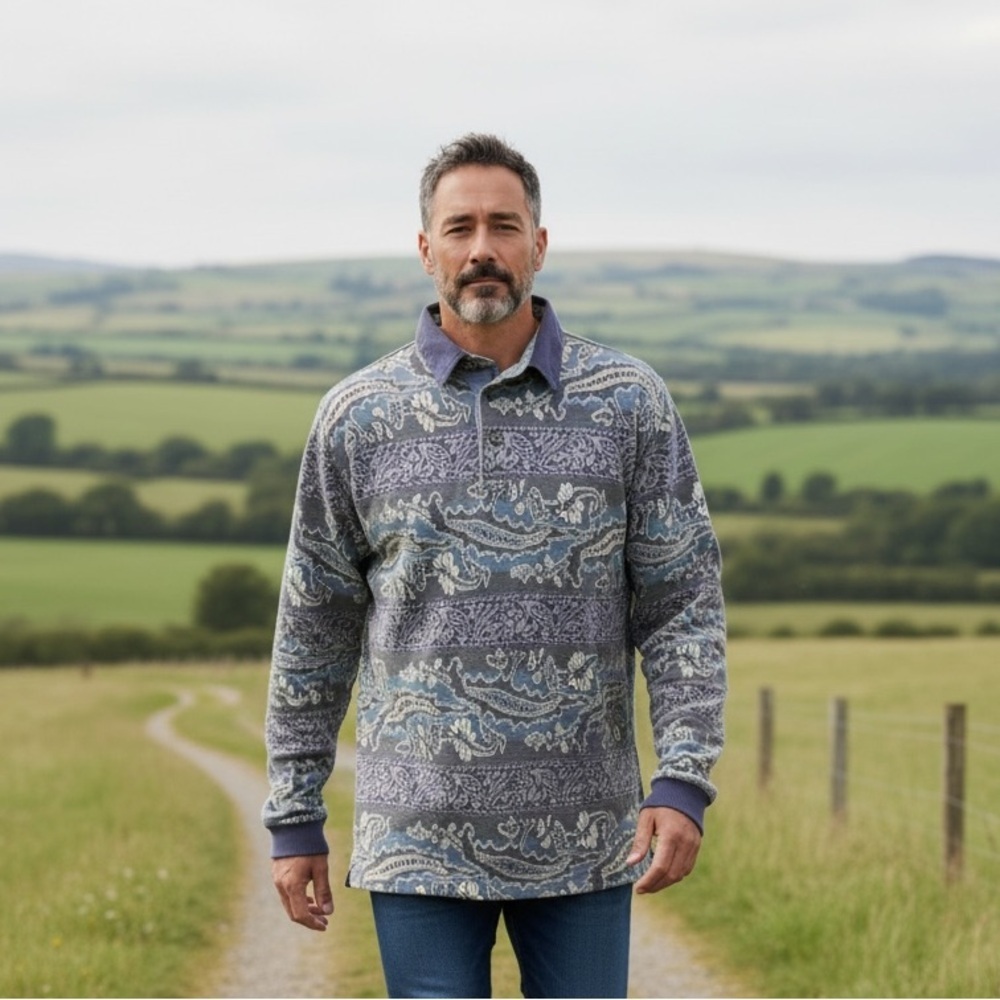 Guess Classics by Georges Marciano Vintage Long-sleeve Polo Shirt